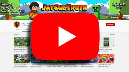 JayCubTruth's Youtube Free Bedrock Edition Addons Add-ons by JayCubTruth Minecraft