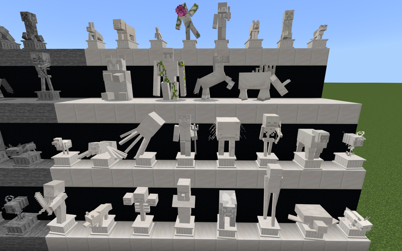 Quartz Statues JayCubTruth Free Bedrock Minecraft Addons