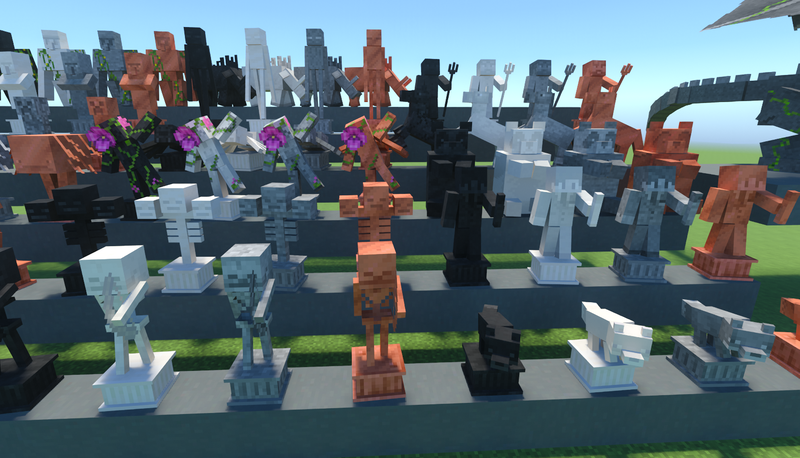 Statues JayCubTruth Free Bedrock Minecraft Addons
