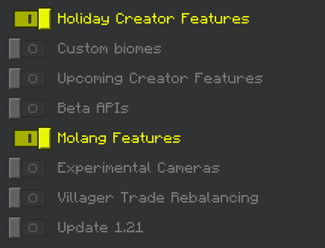 Holiday Creator Features